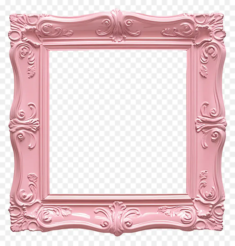 Marco Simple Rosa，Marco PNG