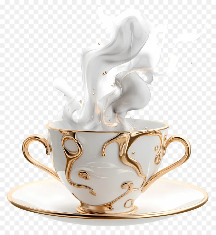 Café Al Vapor，Taza De Lujo PNG