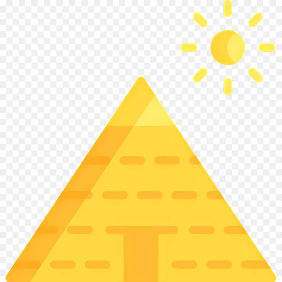 Pirámide，Sol PNG