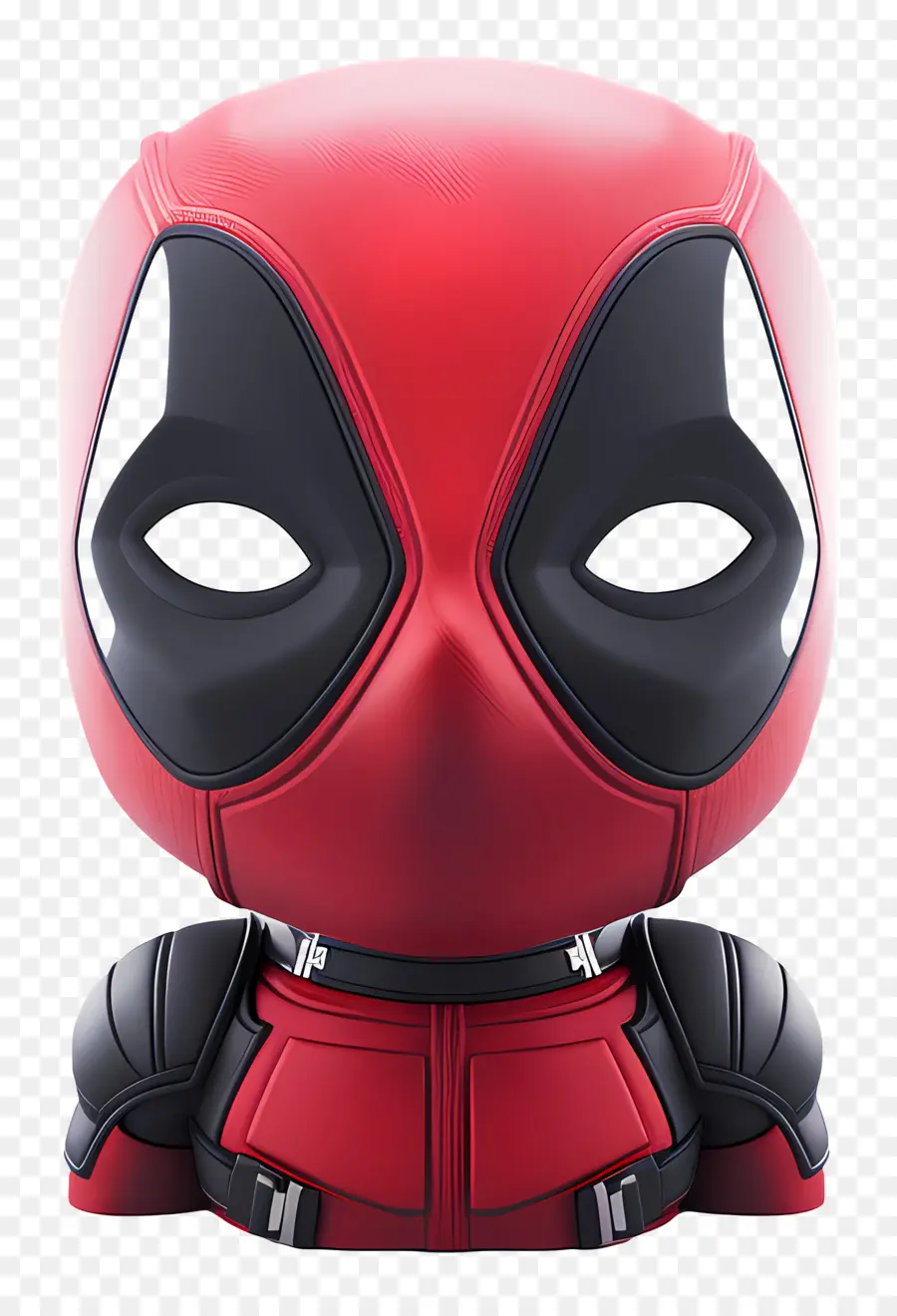 Cara De Deadpool De Dibujos Animados，Personaje De Dibujos Animados Rojo PNG