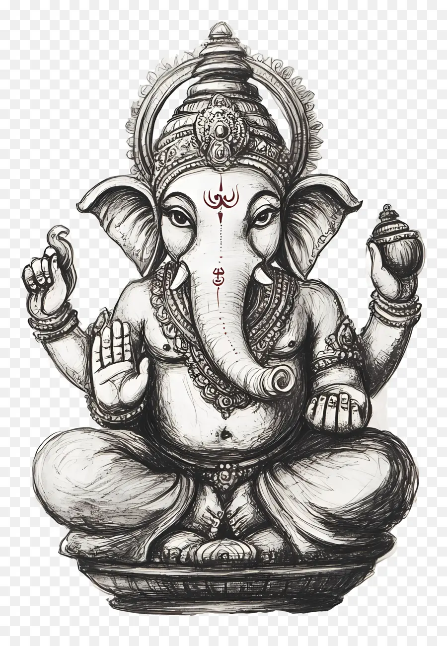 Ganesha，Estatua De Ganesha PNG