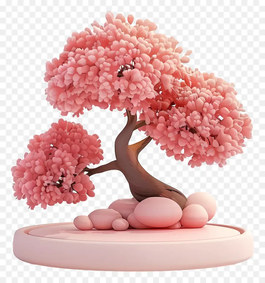 árbol Bonsái Rosa，Árbol Bonsái PNG