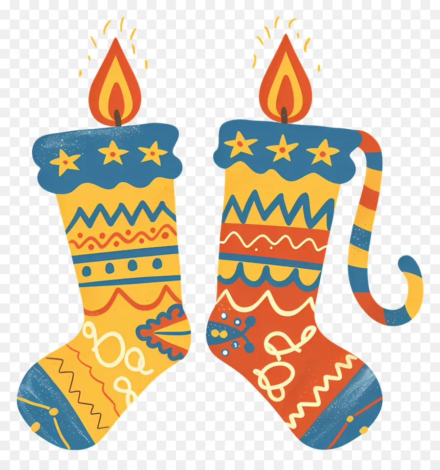 Medias De Hanukkah，Calcetines Decorativos PNG