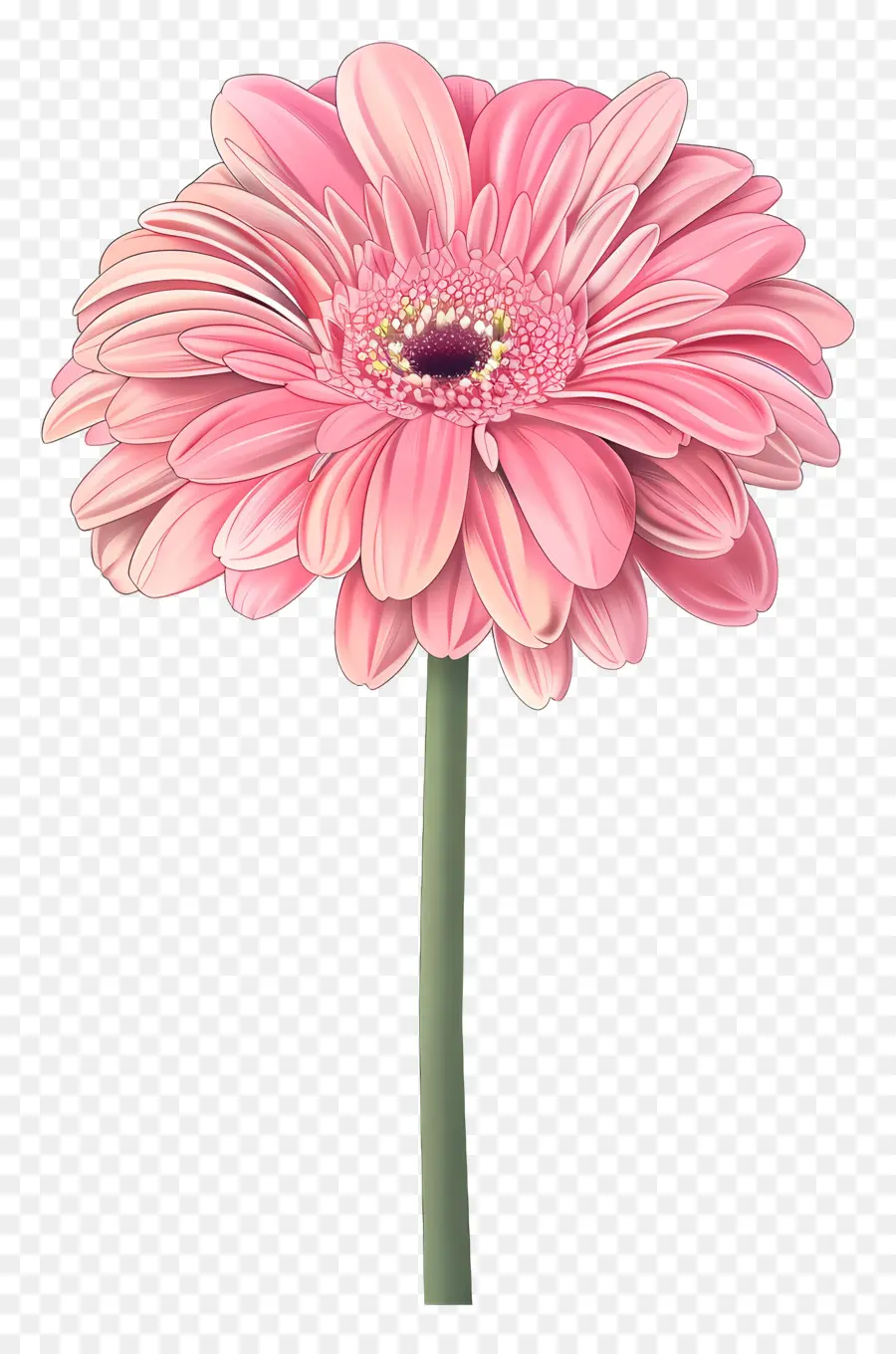 Gerbera Rosa，Flor Rosa PNG