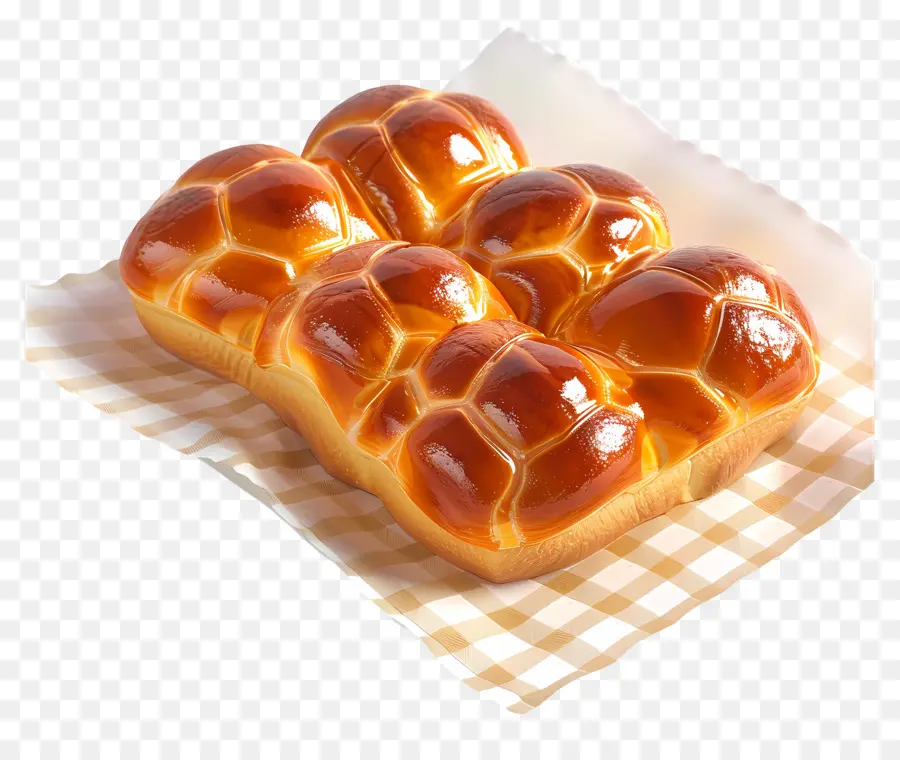 Pan Brioche，Panecillos Brillantes PNG