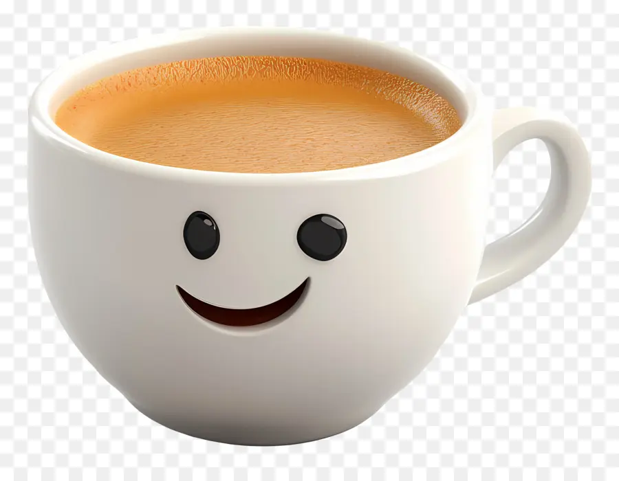 Café Animado，Café Sonriente PNG