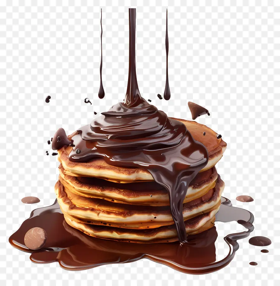 Panqueque De Chocolate，Panqueques De Chocolate PNG