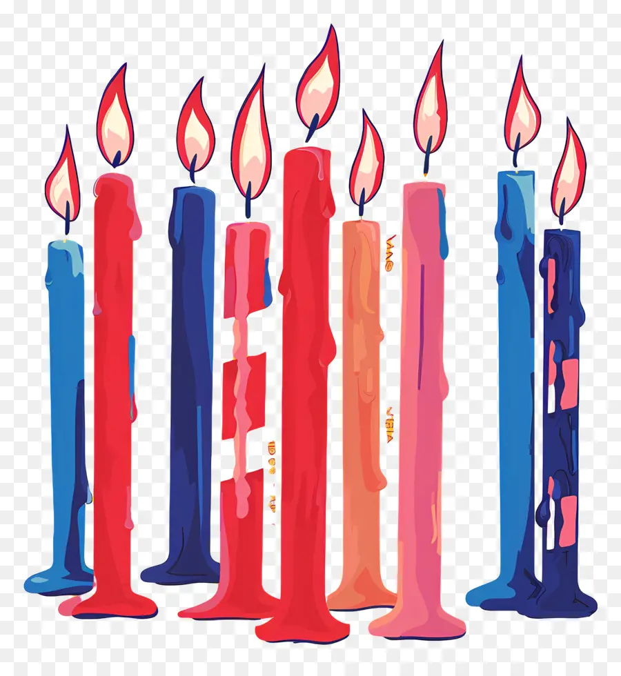 Vela De Dibujos Animados，Velas PNG