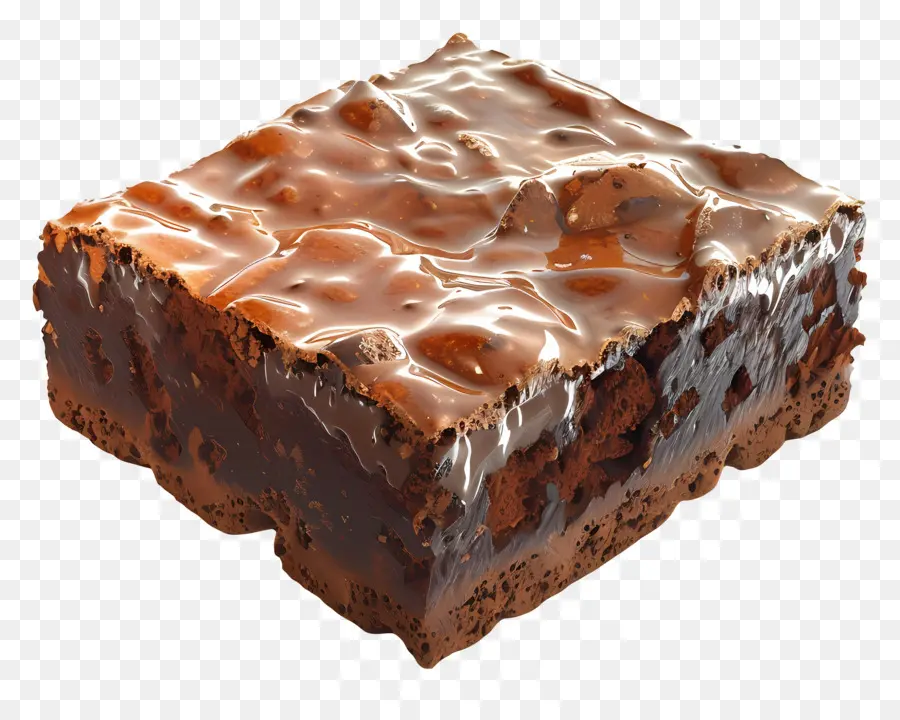 Brownie De Chocolate，Postre PNG