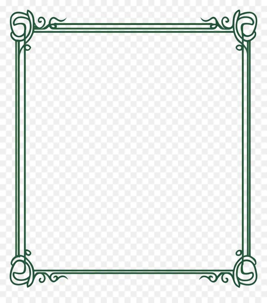 Marco Simple Rectangular，Marco Decorativo PNG