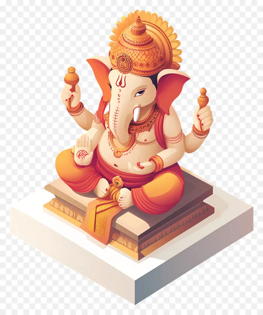 Ganesha，Estatua De Ganesha PNG