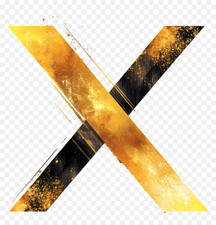 Oro X，X Dorada PNG