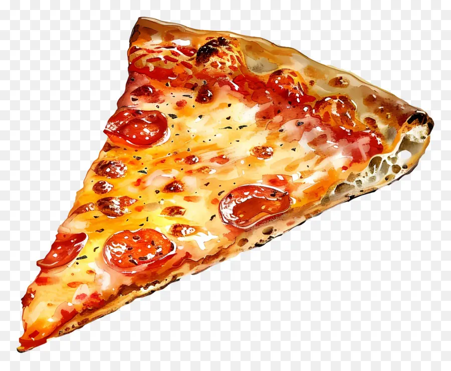 Rebanada De Pizza，Pizza De Peperoni PNG