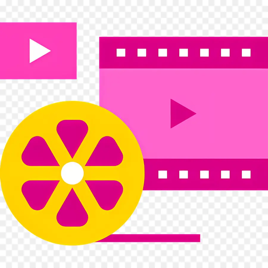 Carrete De Película，Iconos De Vídeo PNG