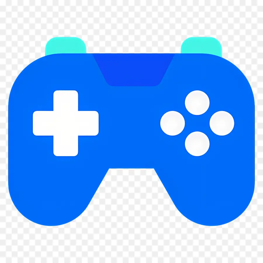 Controlador De Juego，Controlador De Juego Azul PNG