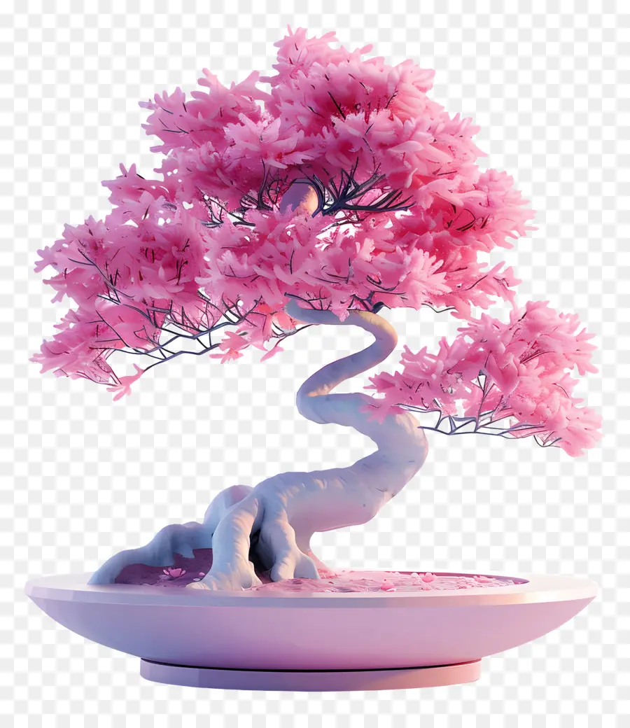 árbol Bonsái Rosa，Árbol Bonsái PNG