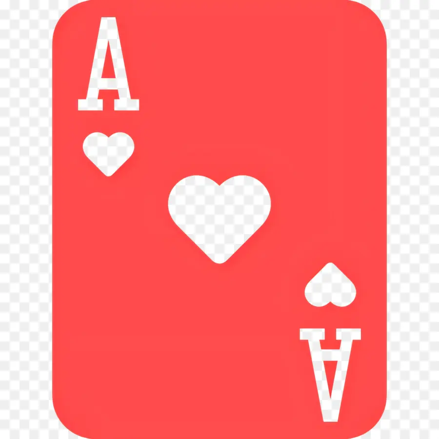 As De Corazones，Juego De Cartas PNG