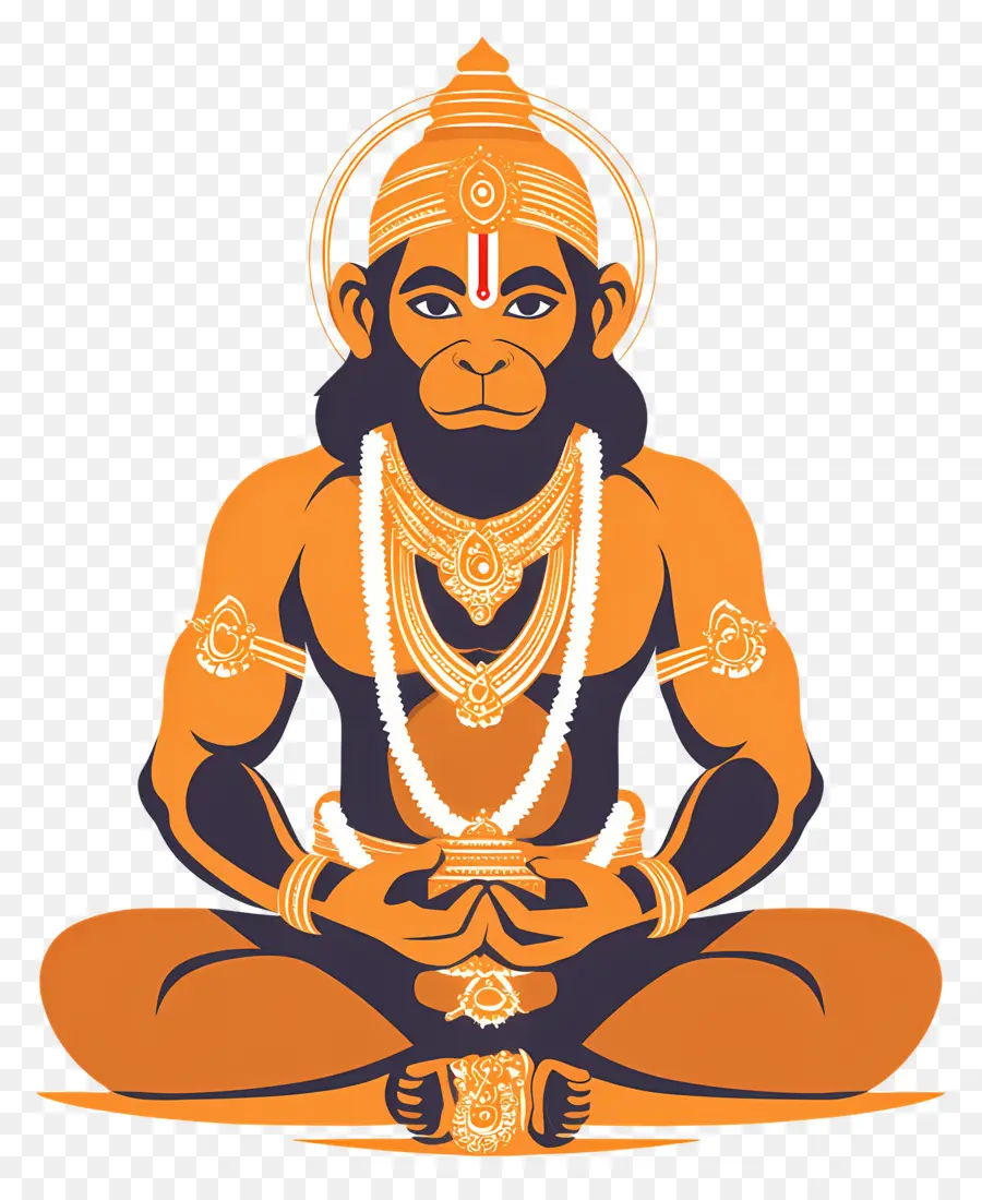 Hanuman，Meditación PNG