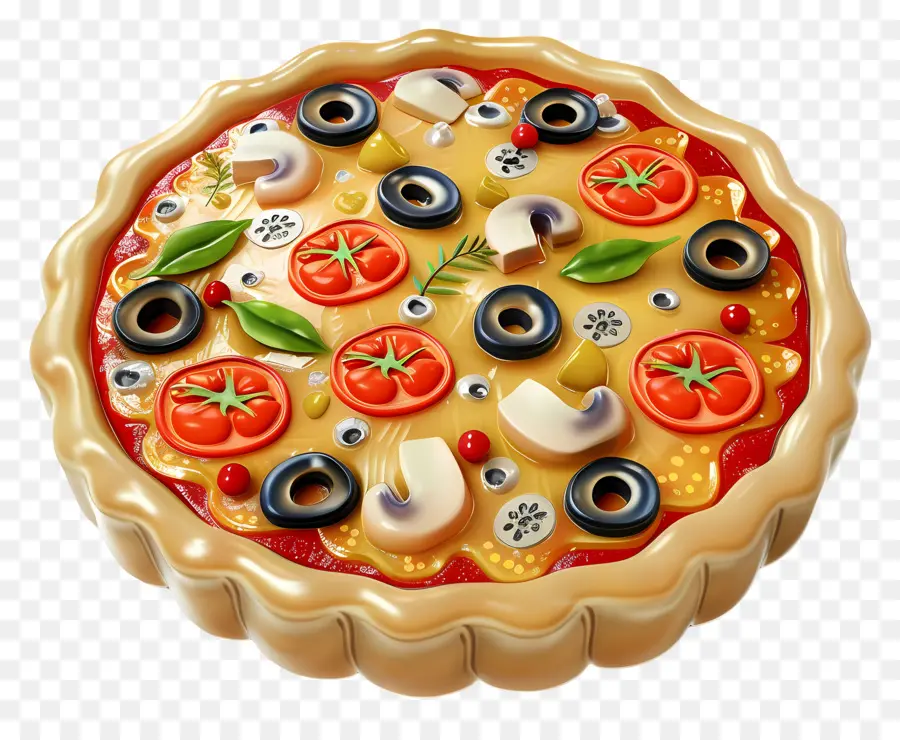 Pizza Griega，Pizza PNG