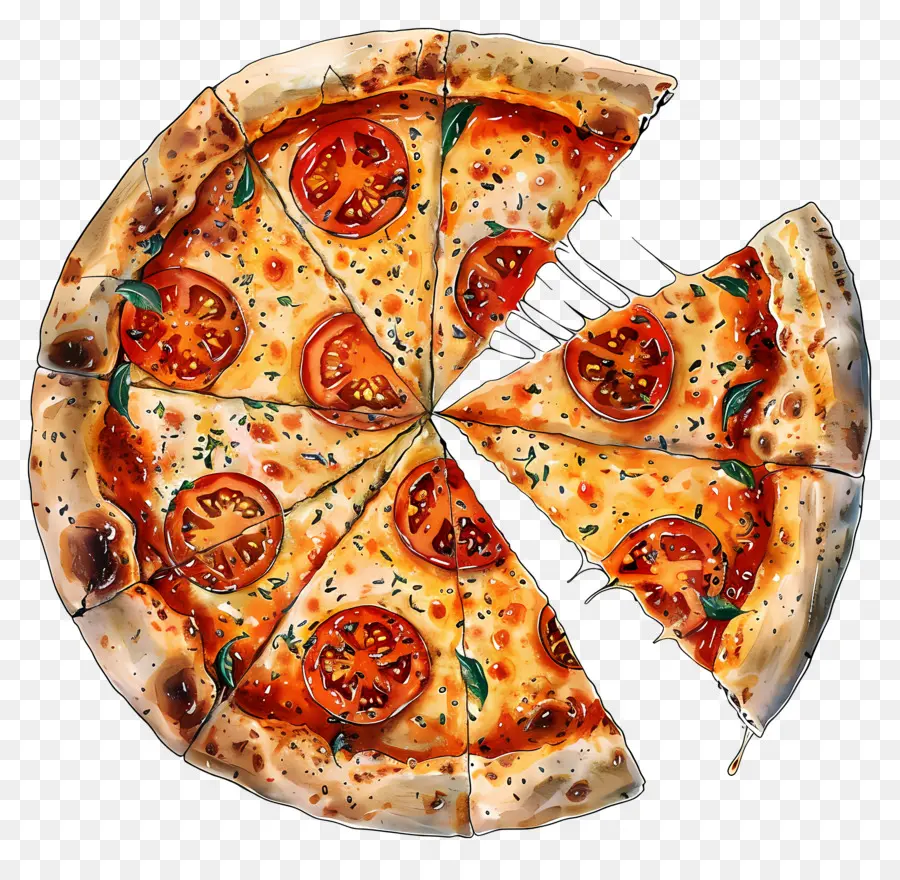 Pizza Griega，Pizza PNG