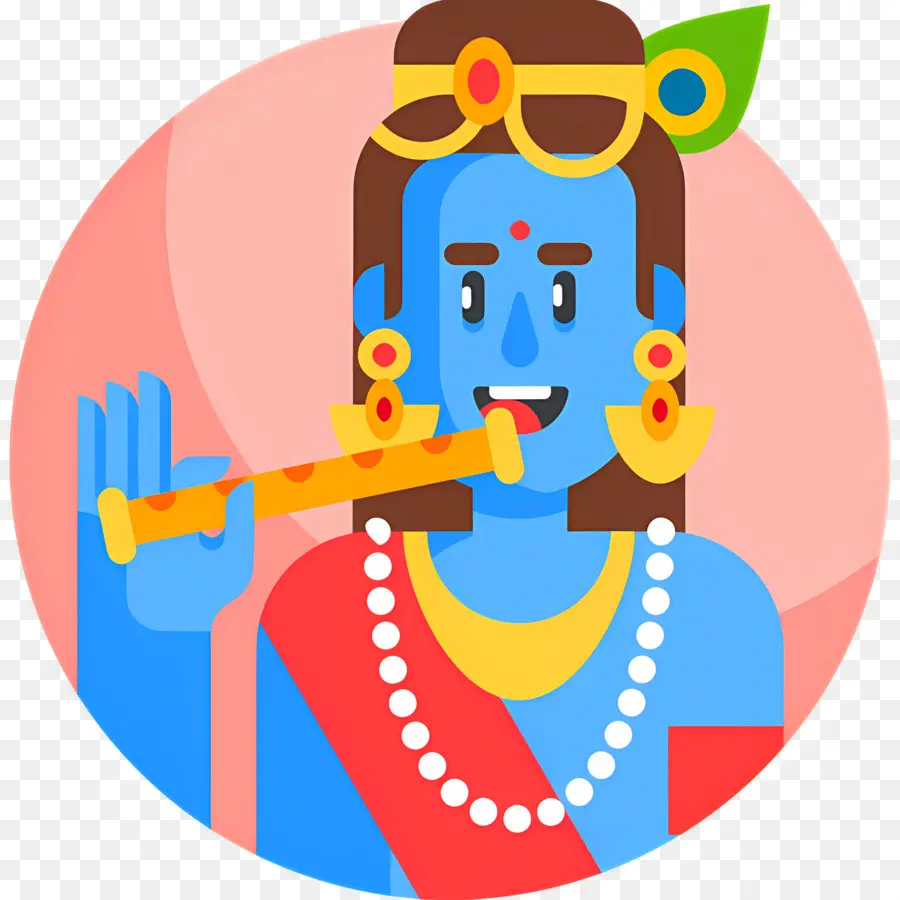 Krishna，Carácter Azul PNG