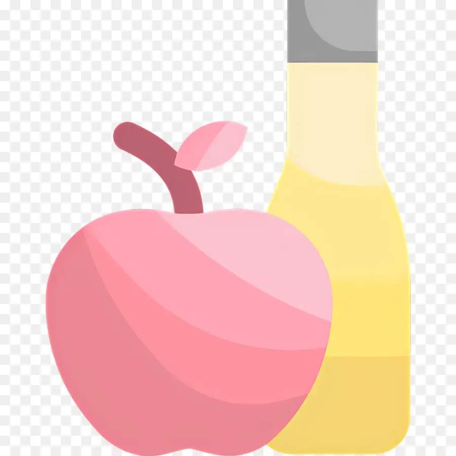 Vinagre De Manzana，Manzana Y Botella PNG