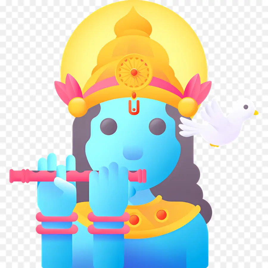 Krishna，Deidad Azul PNG