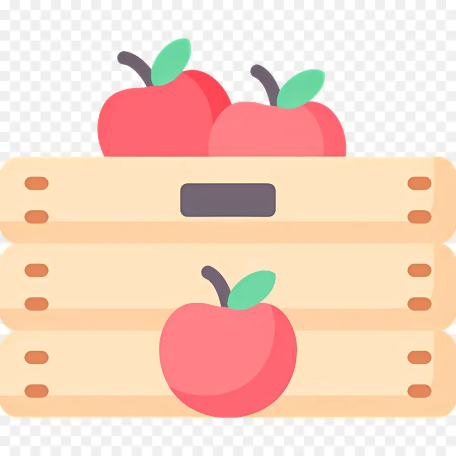 Caja De Cosecha，Caja De Manzana PNG