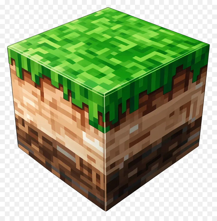 Minecraft，Bloque De Hierba De Minecraft PNG