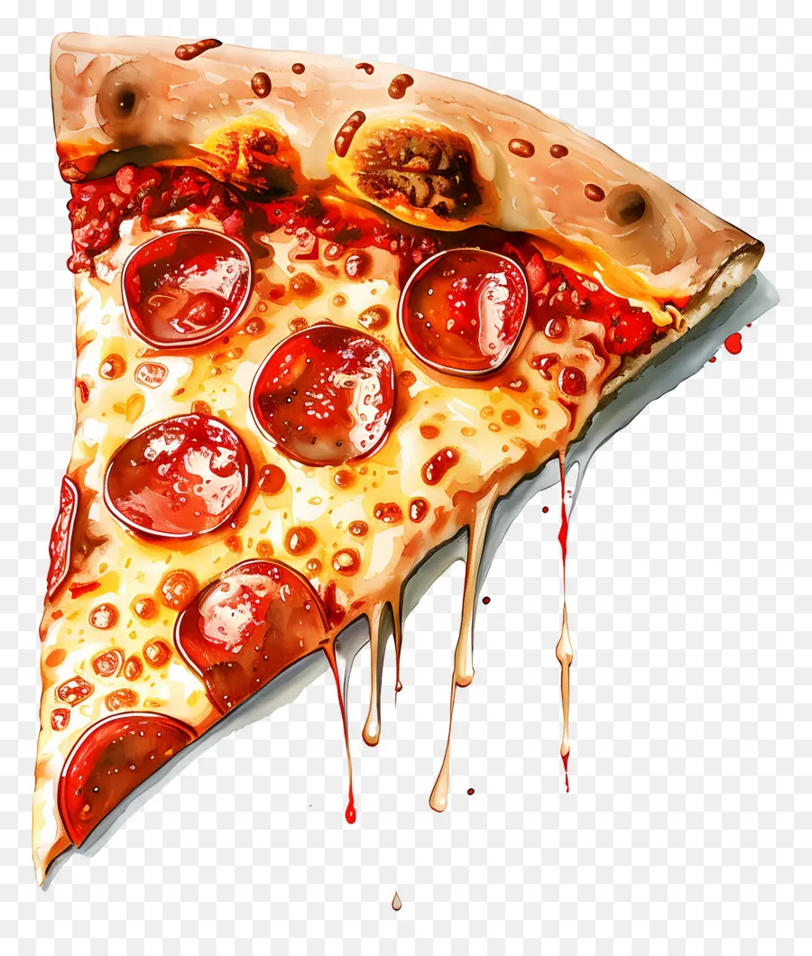 Rebanada De Pizza，Queso PNG