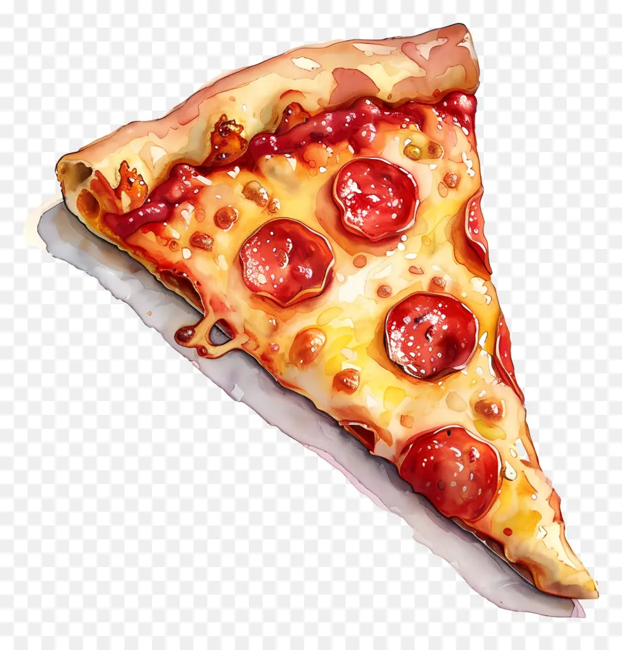 Rebanada De Pizza，Pizza De Peperoni PNG