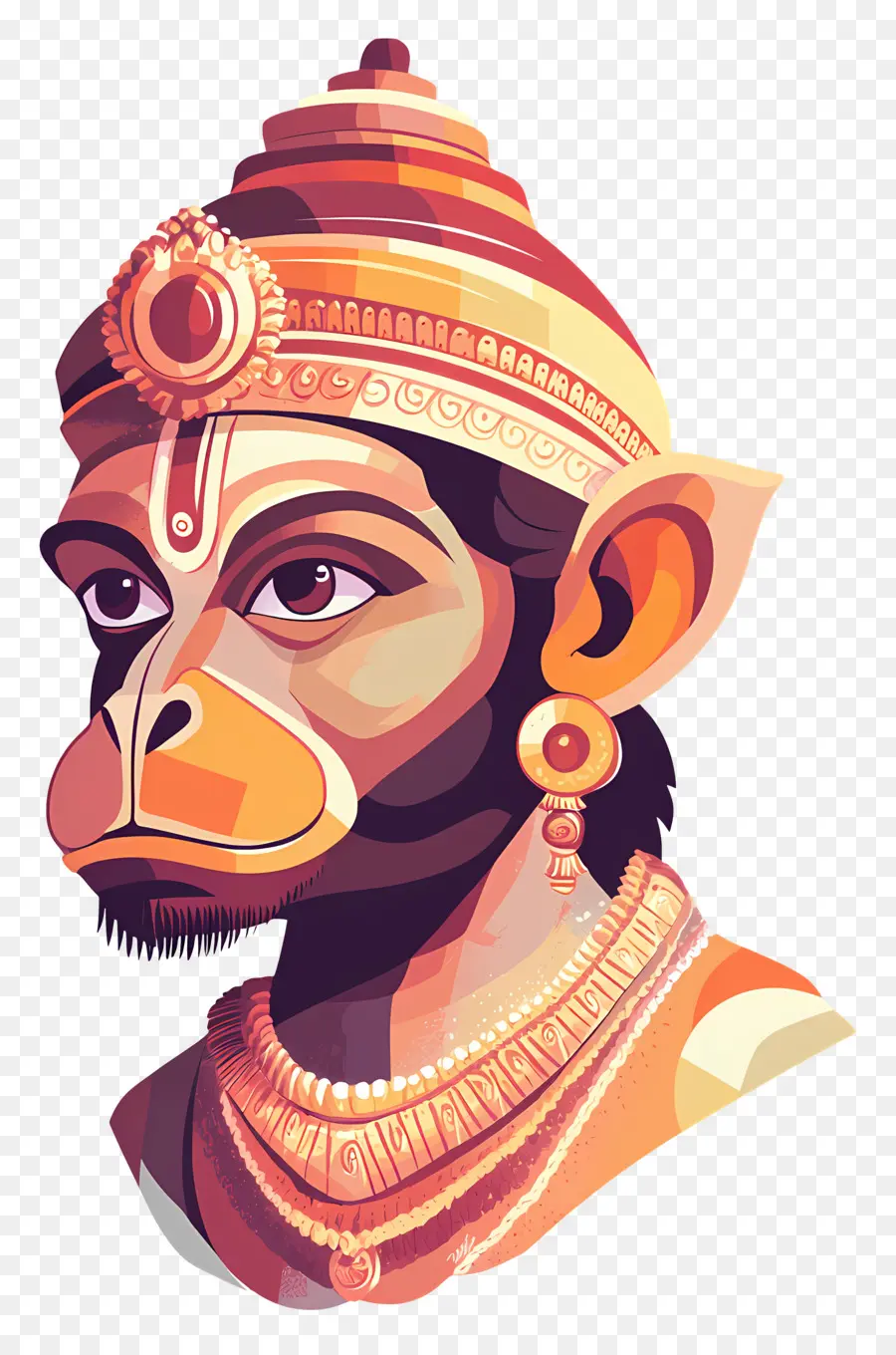 Hanuman，Retrato De Hanuman PNG