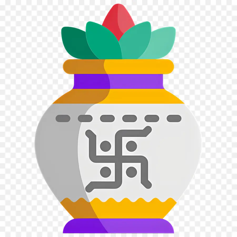 Kalasha，Olla Con Esvástica PNG