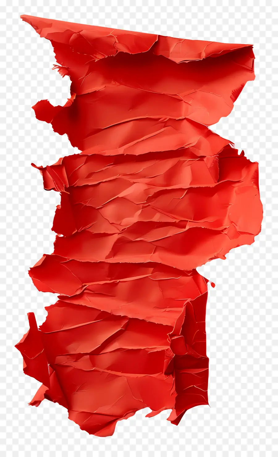 Papel Rasgado Rojo，Rasgado PNG