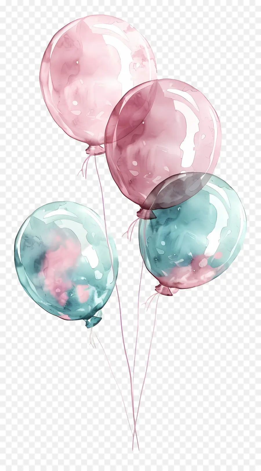 Globos Pastel，Globos PNG