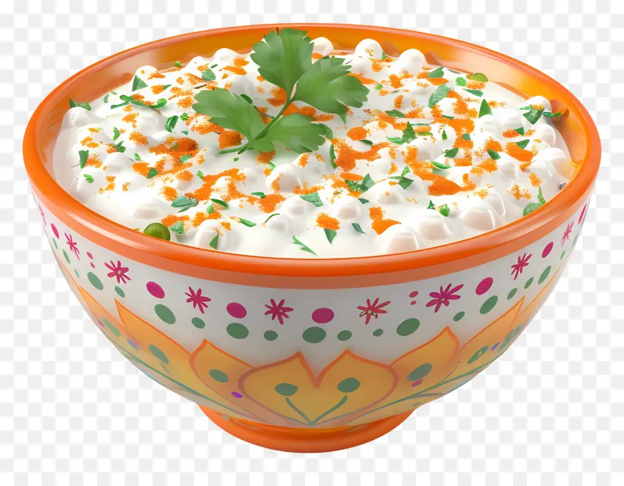 Boondi Raita Raita，Tazón De Ensalada PNG