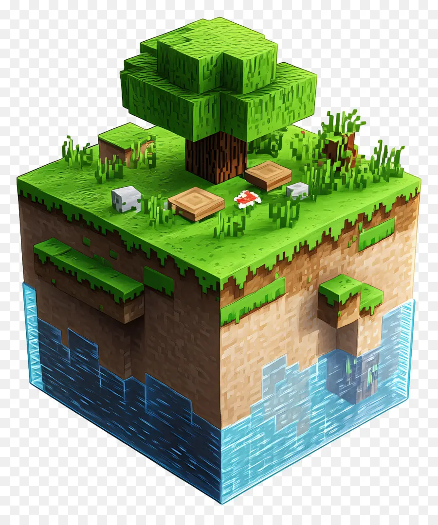 Minecraft，Bloque De Minecraft PNG