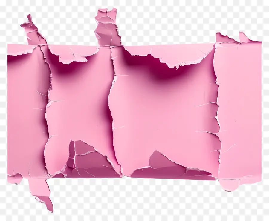 Papel Rasgado Rosa，Papel Rasgado PNG