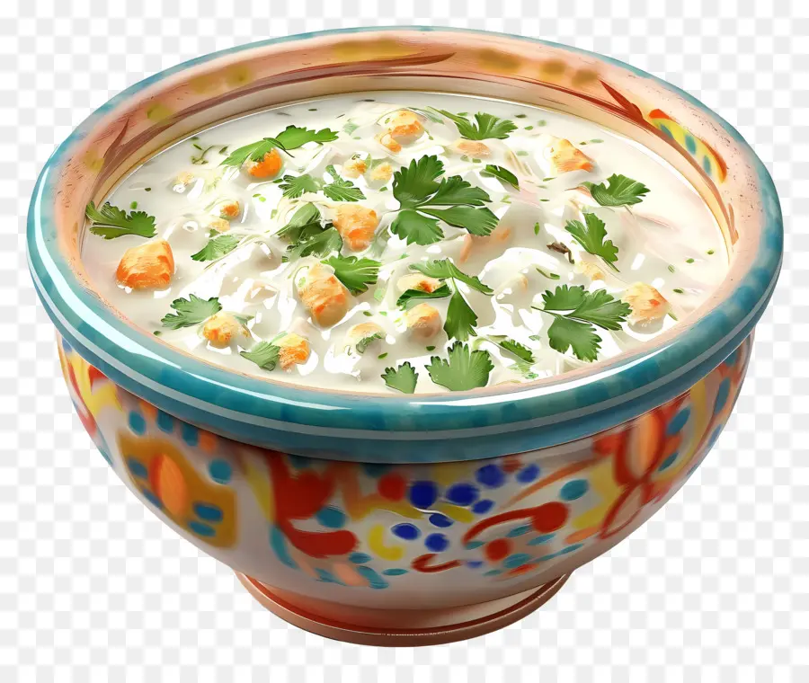 Boondi Raita Raita，Tazón De Sopa PNG