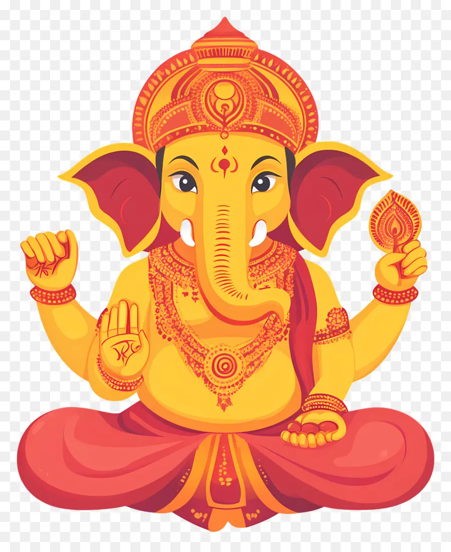 Ganpati，Deidad Elefante PNG