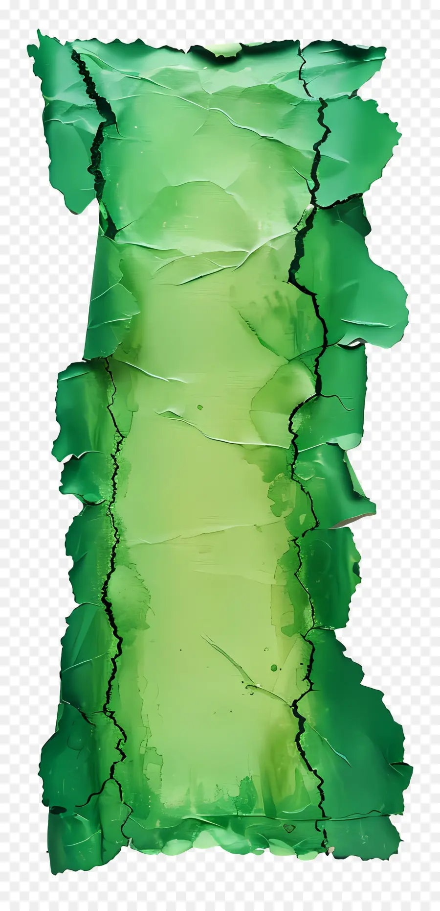 Papel Rasgado Verde，Papel Rasgado PNG