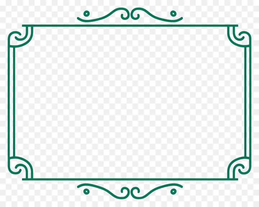 Marco Simple Rectangular，Marco Decorativo PNG