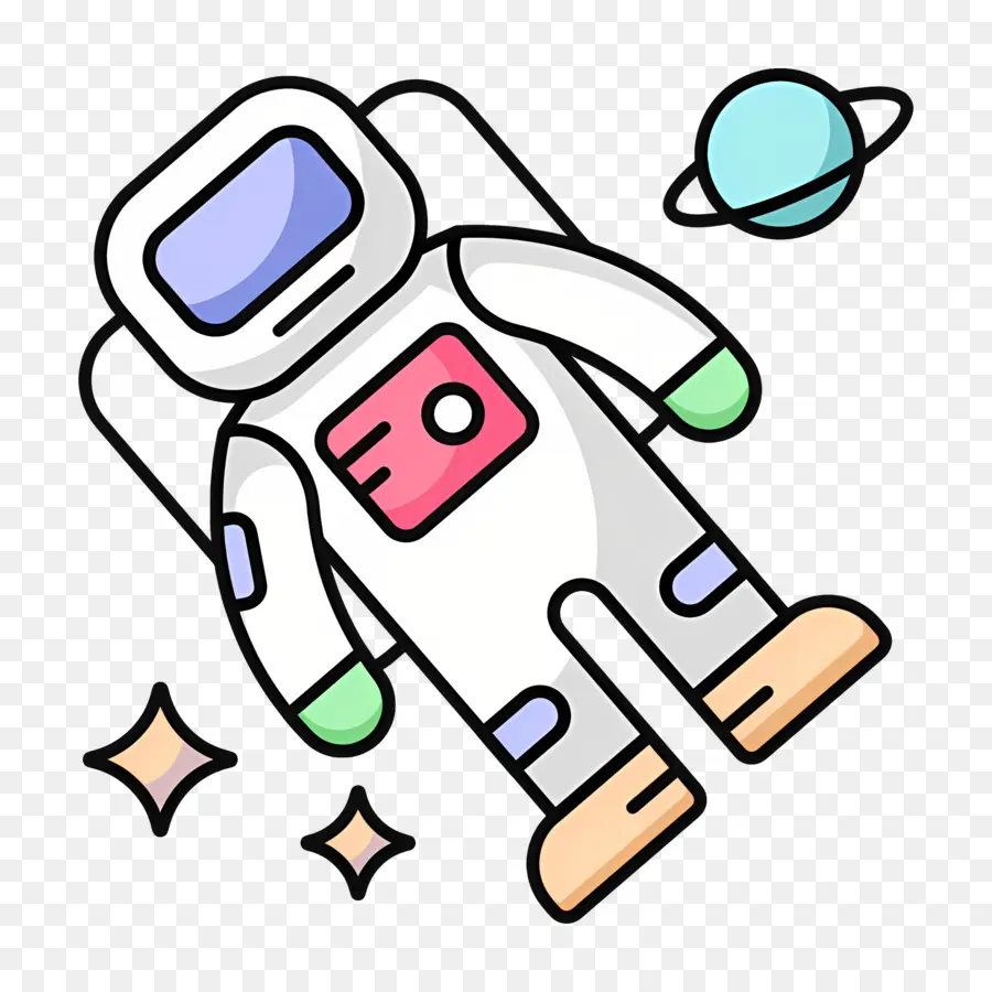 Astronauta，Planeta PNG