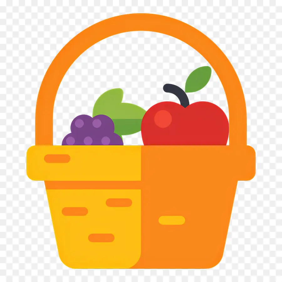 Canasta De Manzanas，Canasta De Frutas PNG