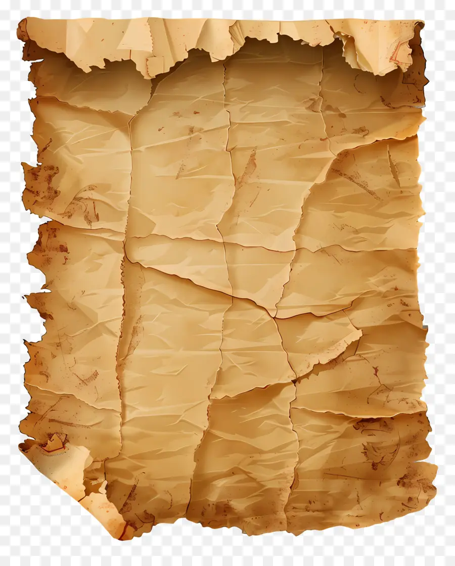 Papel Viejo Rasgado，Papel Viejo PNG