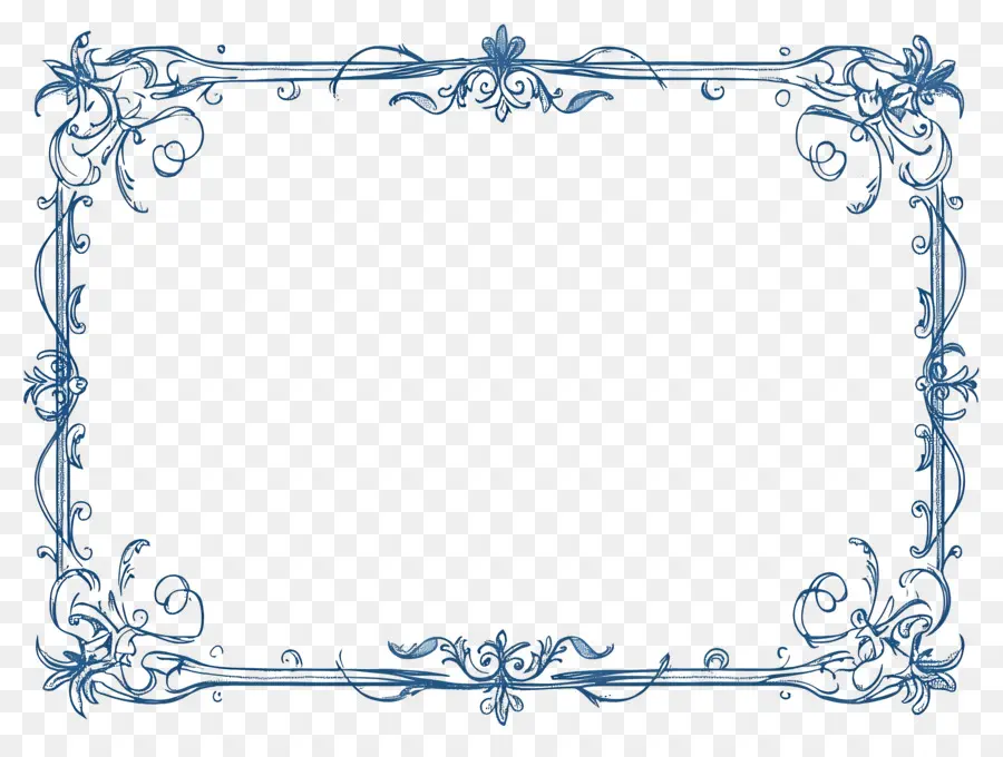 Marco Simple Rectangular，Marco Decorativo PNG