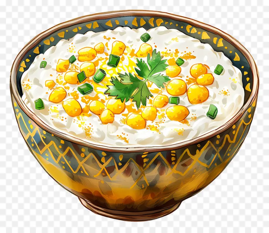 Boondi Raita Raita，Tazón De Comida PNG