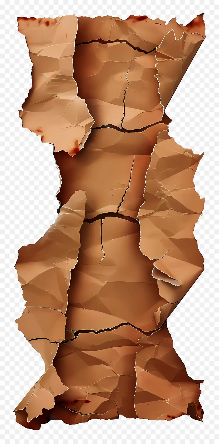 Papel Rasgado Marrón，Papel Rasgado PNG