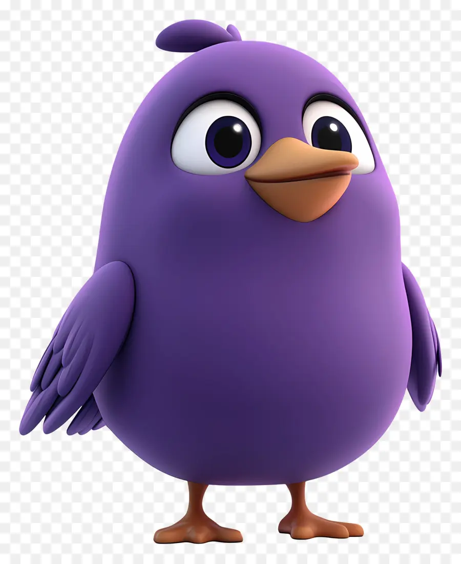 Lindo Pájaro，Pájaro Morado PNG