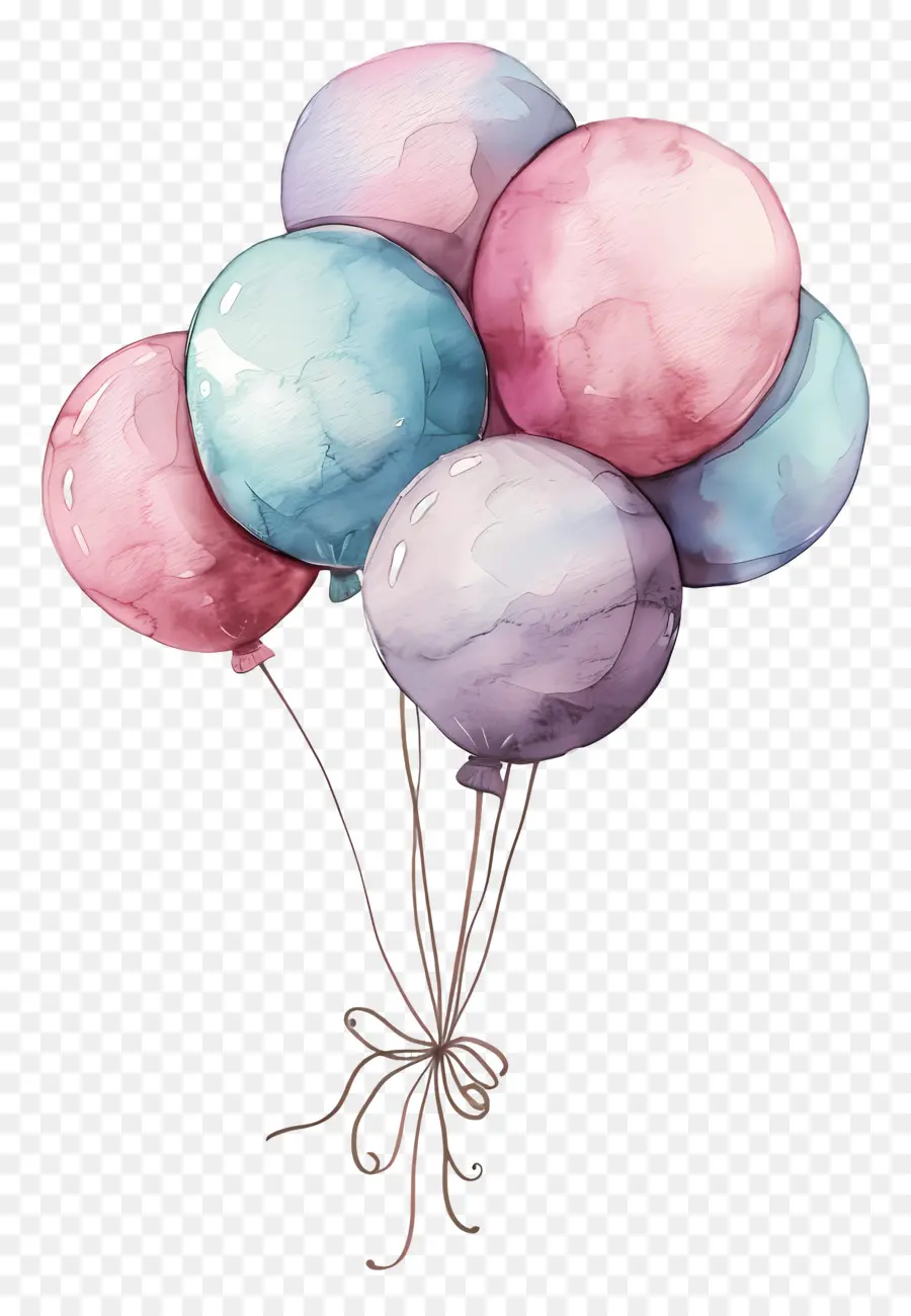 Globos Pastel，Globos PNG